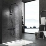 Colonne de douche IMEX DINAMARCA noir mat