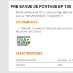 BANDE ADHESIVE DE PONTAGE